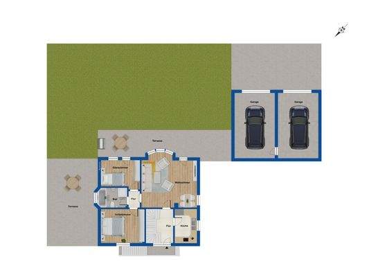 Grundriss - Erdgeschoss