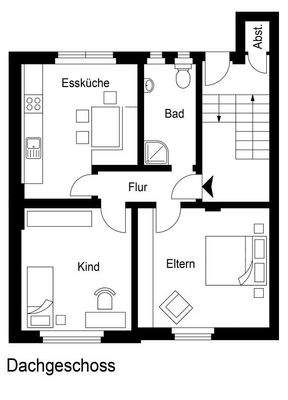 Grundriss Dachgeschoss