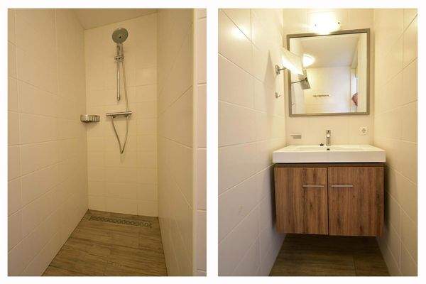 Haus Ouddorp Ensuite Badezimmer Dusche Fußweg Stra