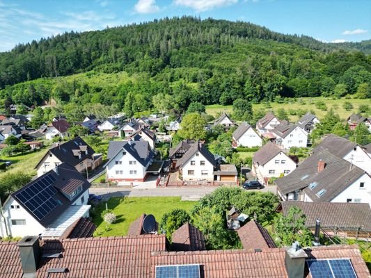 Ausblick vom Balkon