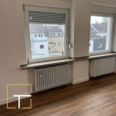 Wohnzimmer mit Stadtblick