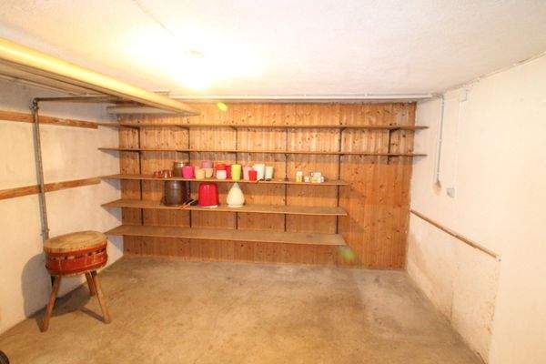 Stauraum im Keller