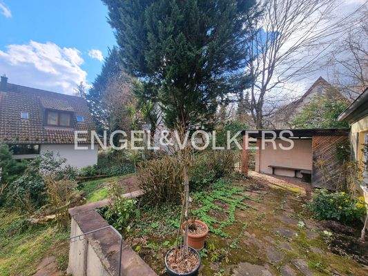 Großer Garten und Terrasse