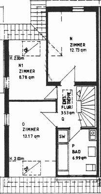 Grundriss Obergeschoss