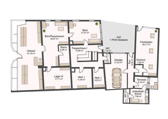 Grundriss Erdgeschoss 