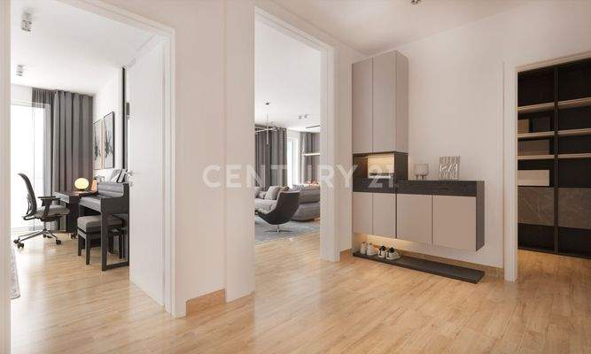 Eingang & Flur (visualisiert)