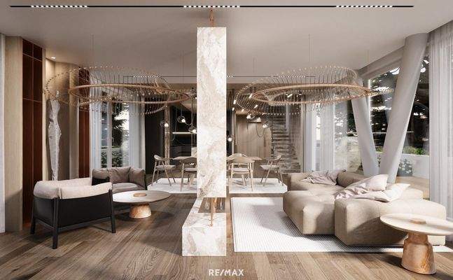 Visualisierung -  Wohn- und Essbereich