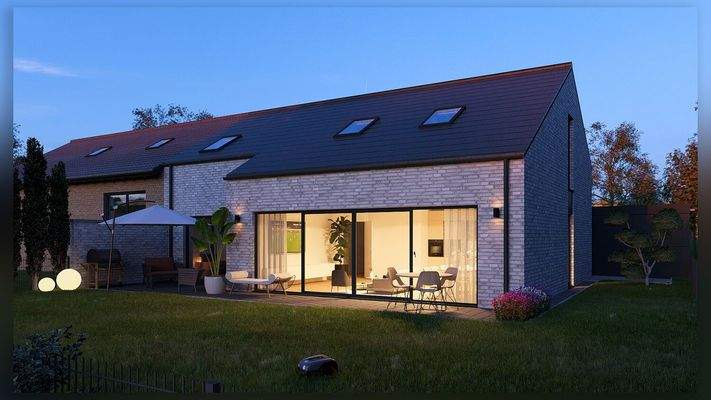 Ansicht Süd - Abendstimmung