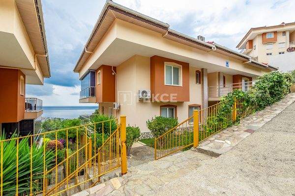 Furnished Sea View Duplex Apartment Alanya