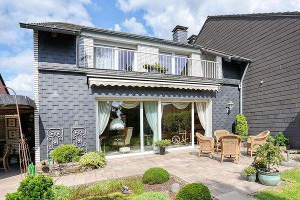 Terrasse vor dem Wohnbereich