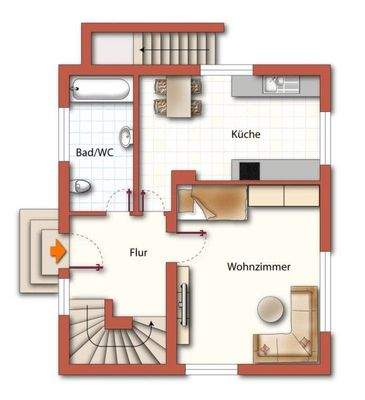 Grundriss Erdgeschoss