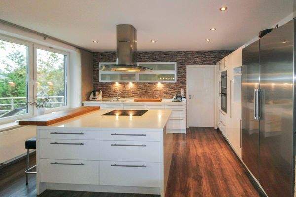 Offene Küche mit Block