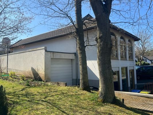 Ansicht Anbau mit Garage