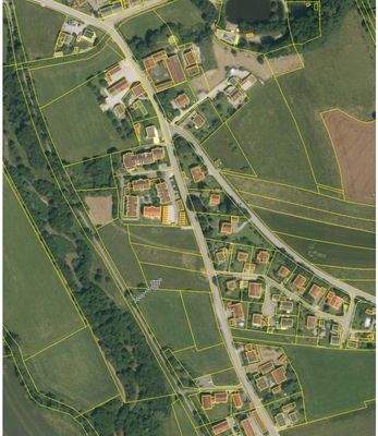 Lageplan mit Markierung/Pfeil