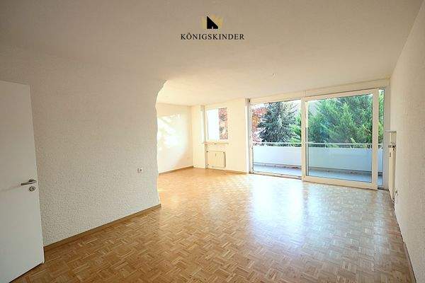 Wohnen mit großer Terrassentür