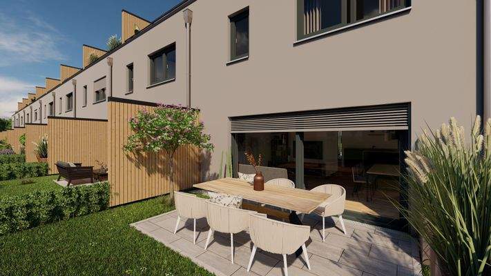 Ansicht_Detail Terrasse - RHH- in Moosburg