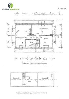 SE 1 Vorderhaus - 2 DG 2 Ebene