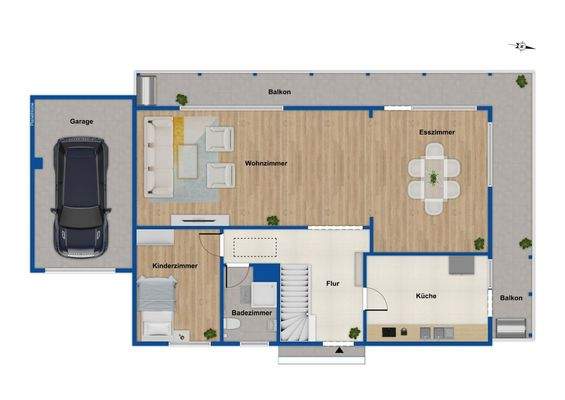 Grundriss Erdgeschoss 