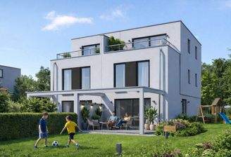 Linke Doppelhaushälfte