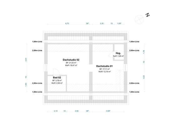 Grundriss Dachgeschoss
