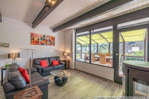 Wohnzimmer und Wintergarten