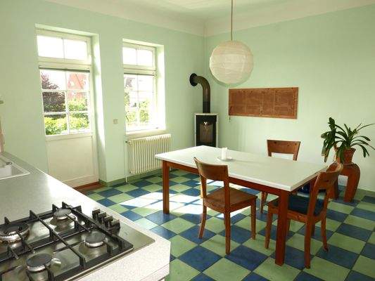 Wohnküche mit anliehgendem Balkon