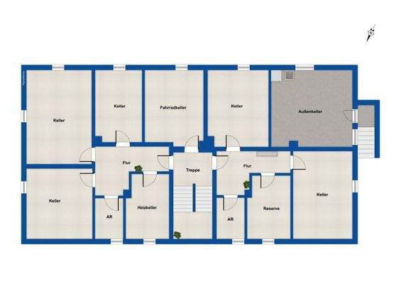 Grundriss Keller