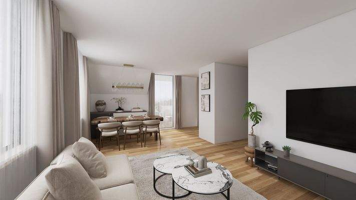 Wohnzimmer Ansicht 2