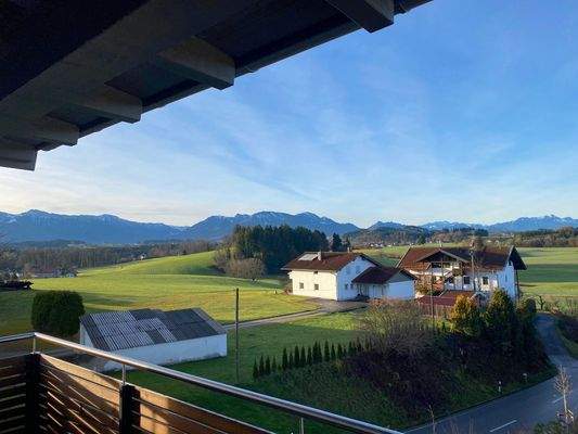 Blick Balkon Wohnzimmer