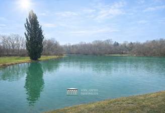 Naturnaher See in unmittelbarer Umgebung