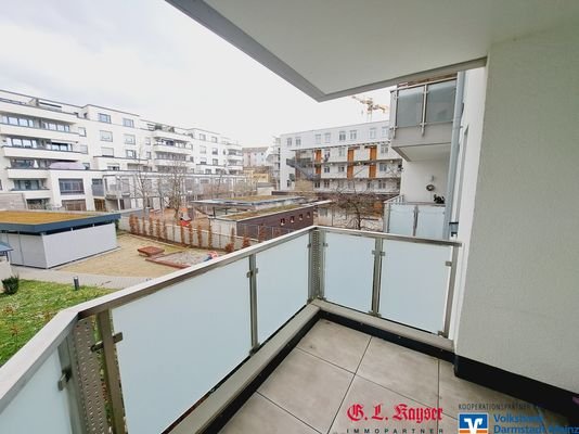 Beispiel Balkon eine Etage darunter