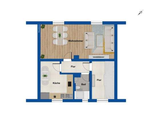 Grundriss Obergeschoss