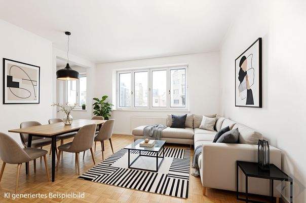 Einrichtungsbeispiel Wohn- Esszimmer