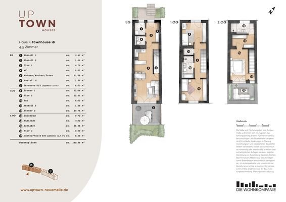 UP TOWN Houses - Grundriss K18