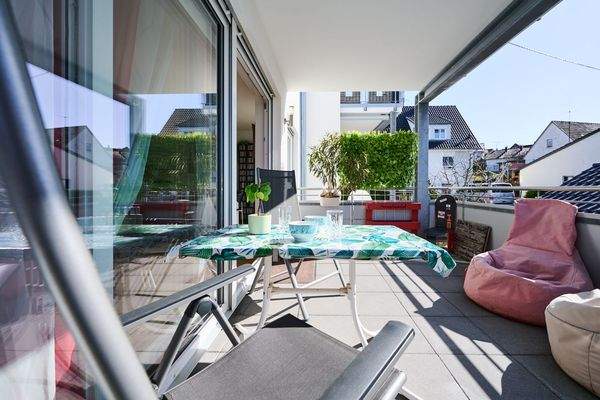 Großzügiger Balkon