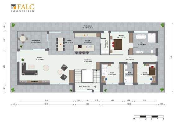 GR Penthouse Wohnung