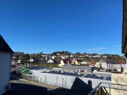 Blick vom Balkon