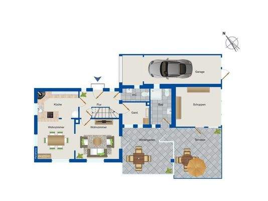 Grundriss Erdgeschoss