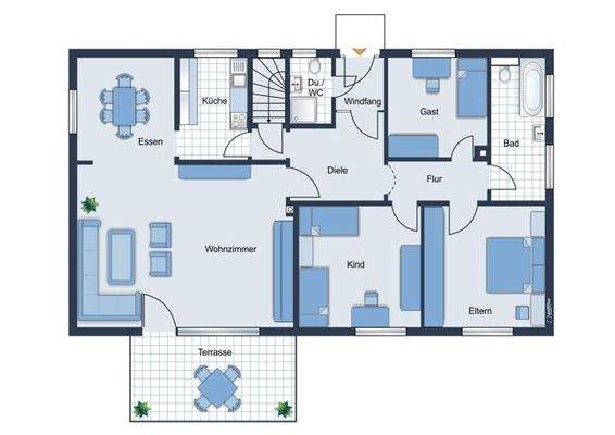 Grundriss Erdgeschoss