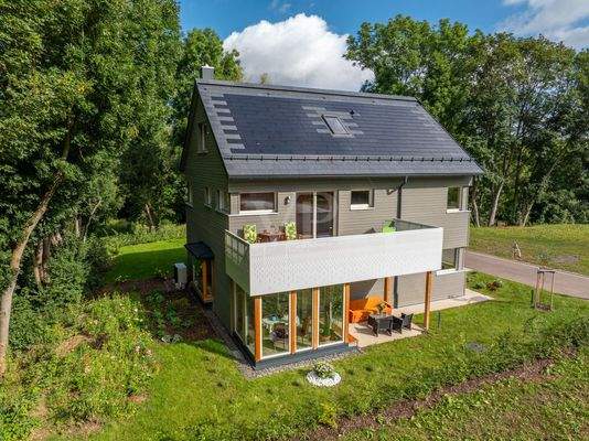 Seitenansicht Musterhaus 