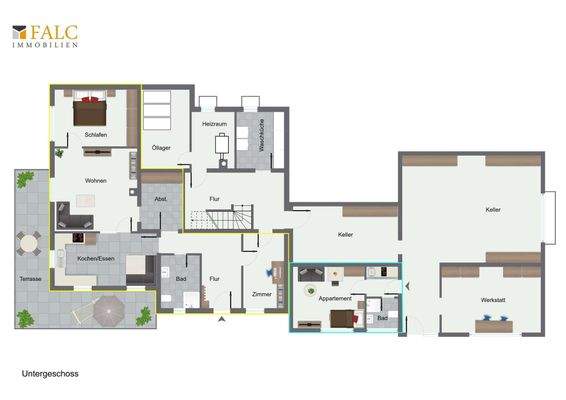 Grundriss Untergeschoss