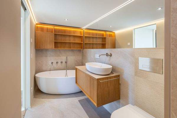 Ensuite-Bad im Dachgeschoss