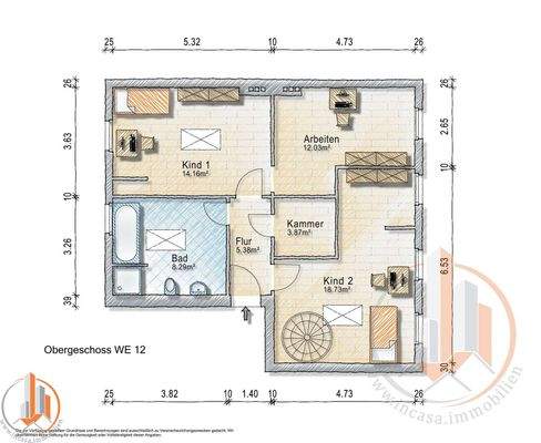 Grundriss Dachgeschoss
