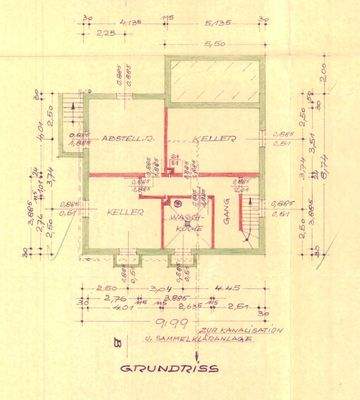 Grundriss Kellergeschoss