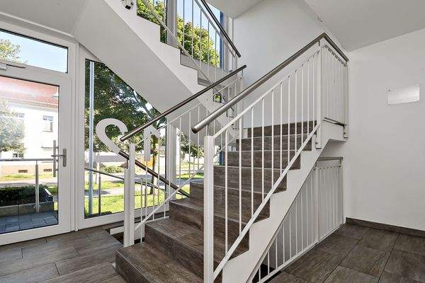 Treppenhaus im Eingangsbereich 