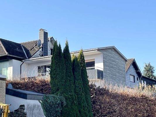 Rückansicht des Hauses