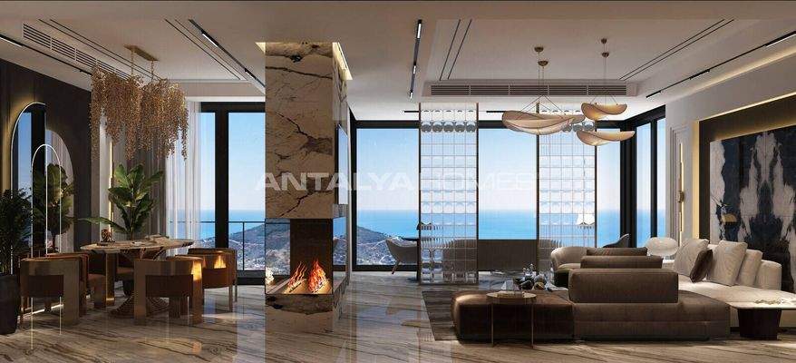 Sea-View Villas with a Private Pool in Alanya Antalya