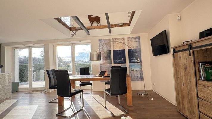 Essbereich mit Lichtschacht