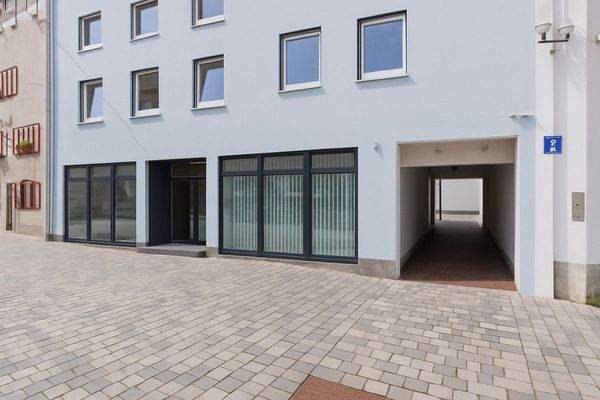 Außenansicht; Einheit im Erdgeschoss