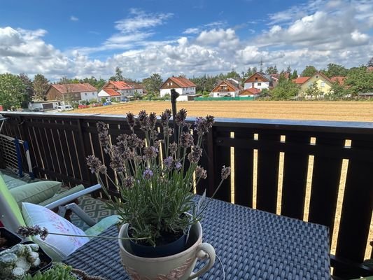 Ausblick Balkon - West